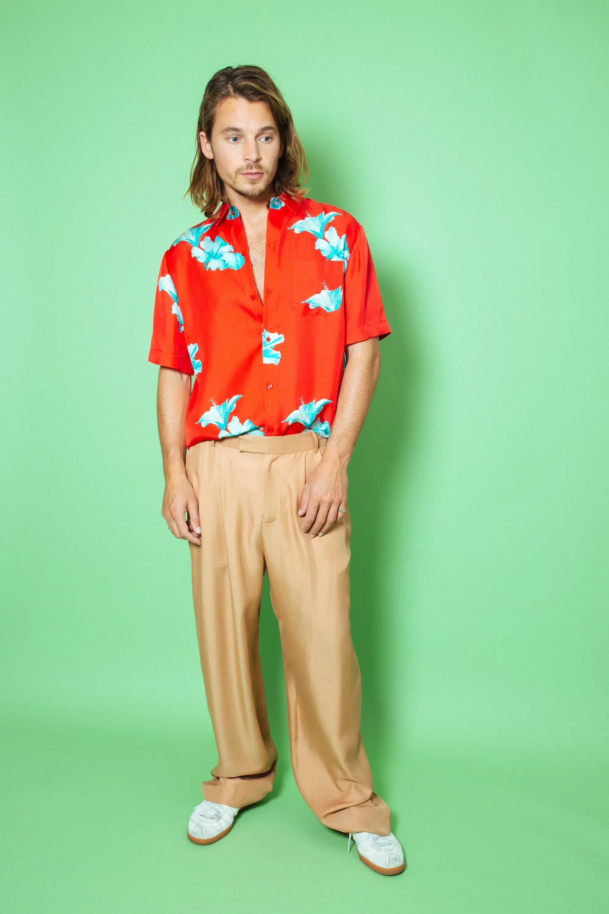 Salinas Silk Trouser Toffee Man