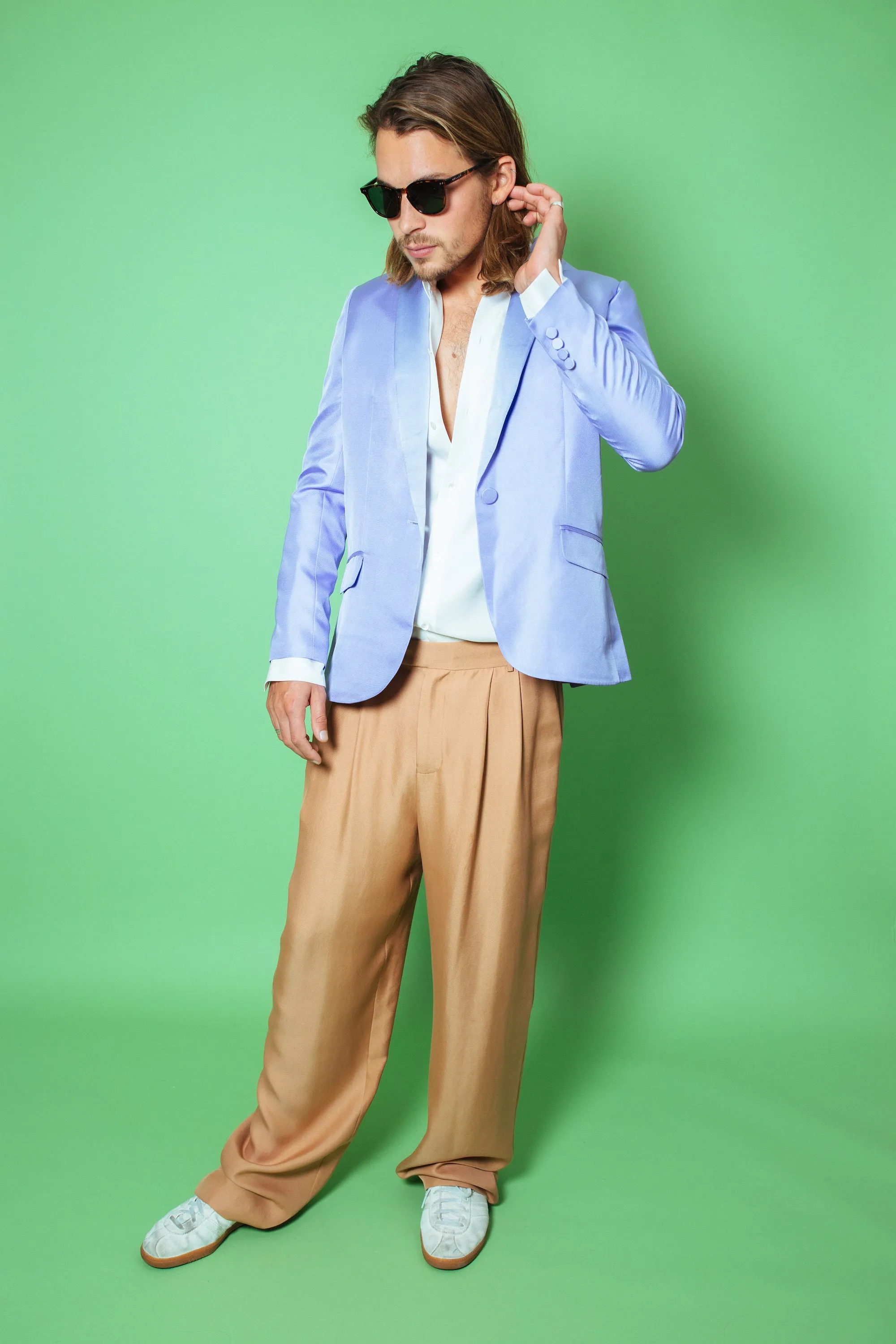 Salinas Silk Trouser Toffee Man