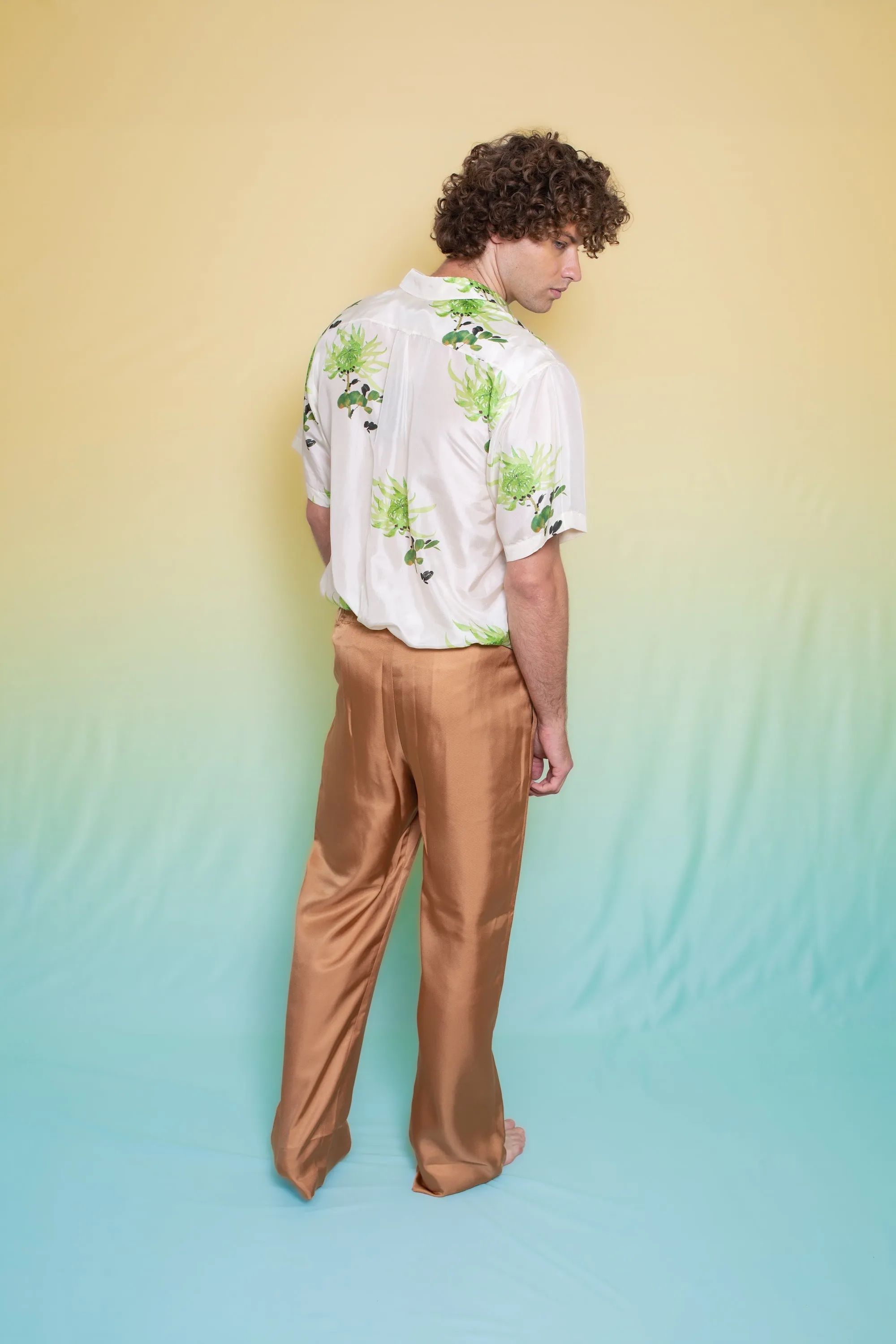Salinas Silk Trouser Toffee Man