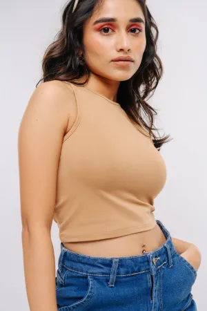 Sand Brown Tank Top Sand Brown Tank Top