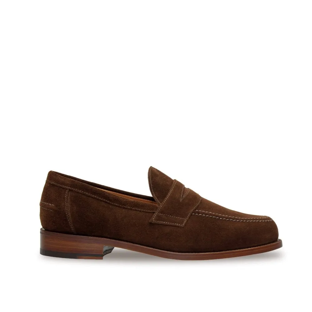 Sanders & Sanders Aldwych Polo Snuff Suede Penny Loafers