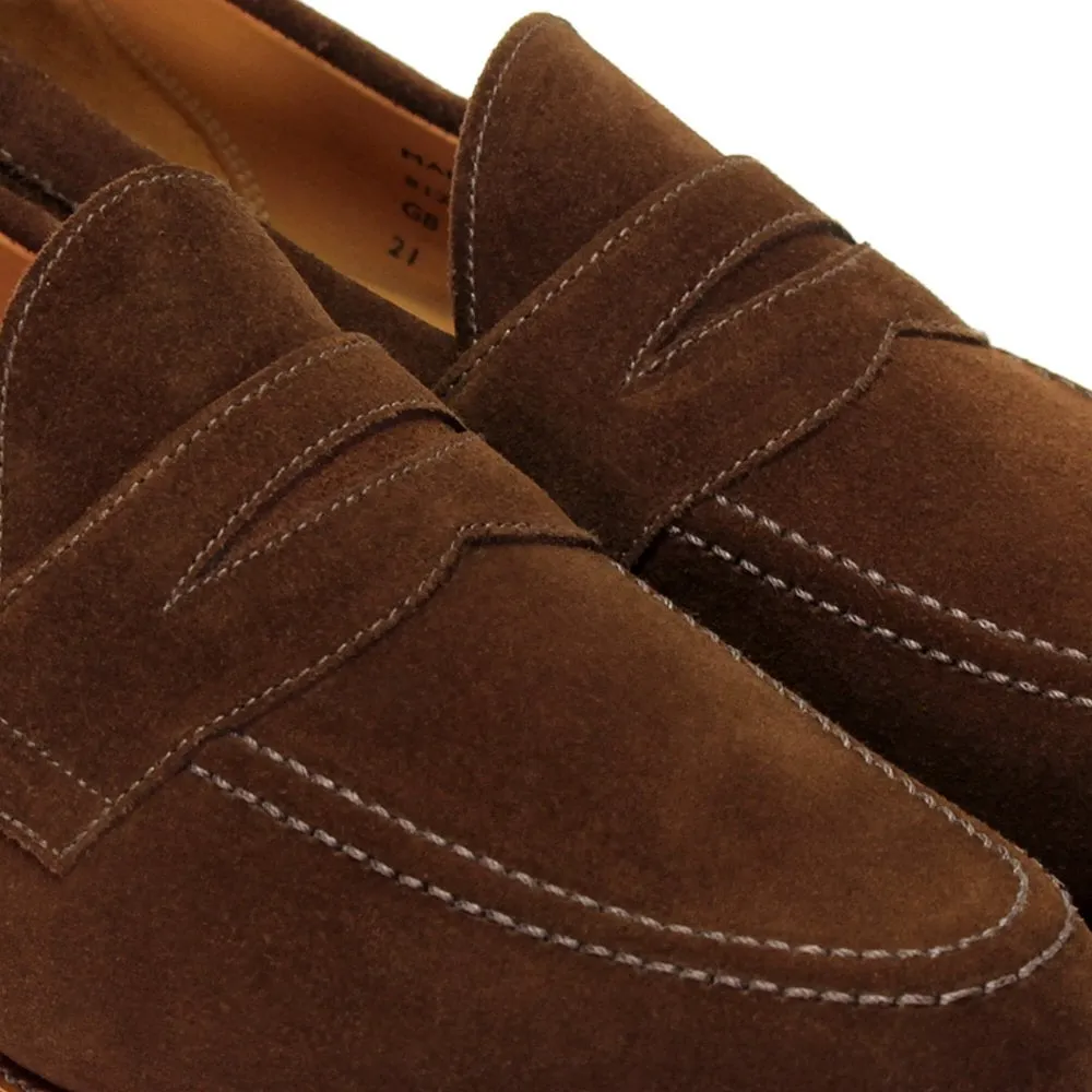Sanders & Sanders Aldwych Polo Snuff Suede Penny Loafers