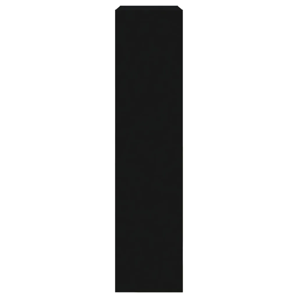 Shoe Cabinet Black 60x21x87.5 cm Engineered Wood
