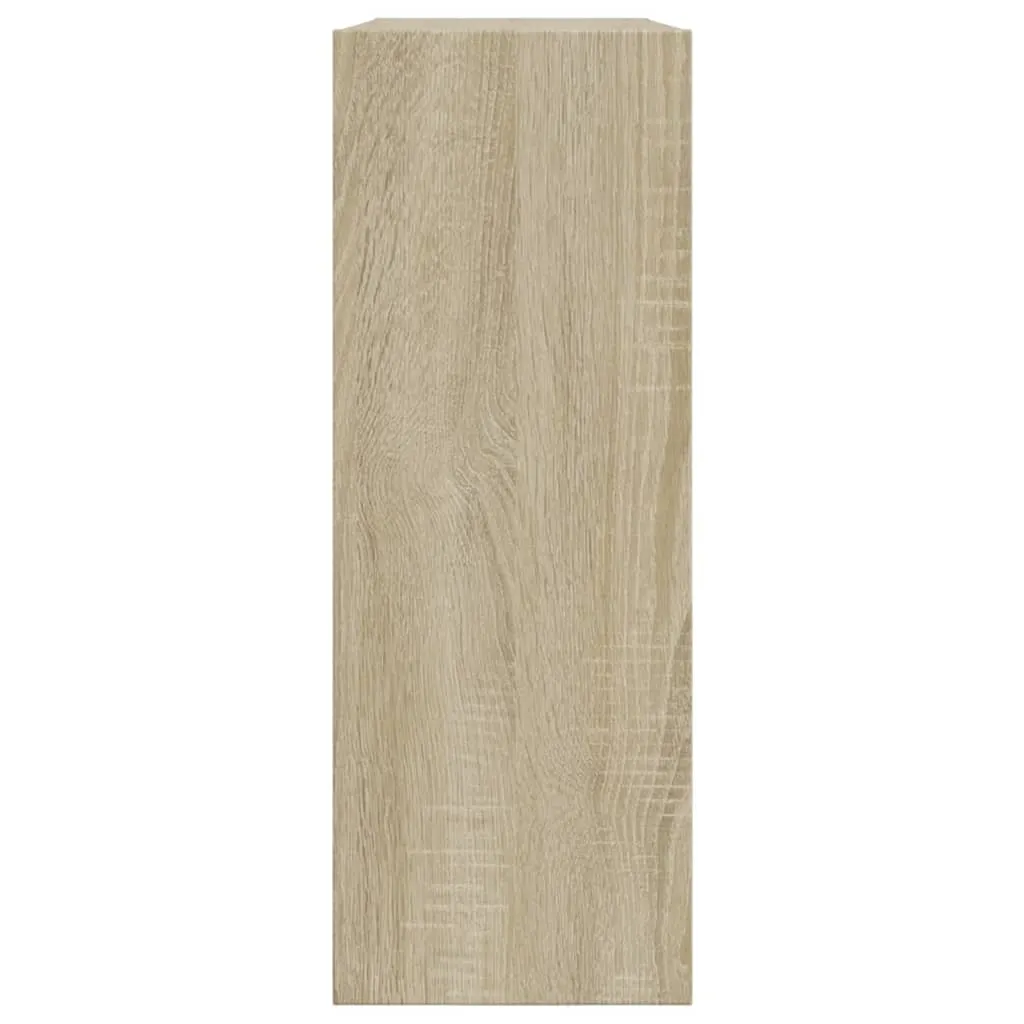Shoe Cabinet Sonoma Oak 80x21x57 cm Engineered Wood