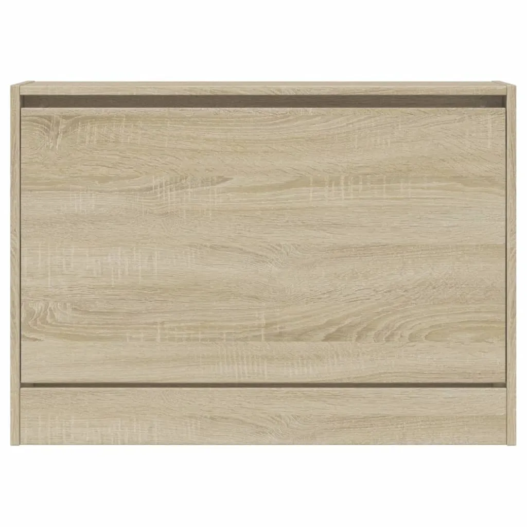 Shoe Cabinet Sonoma Oak 80x21x57 cm Engineered Wood