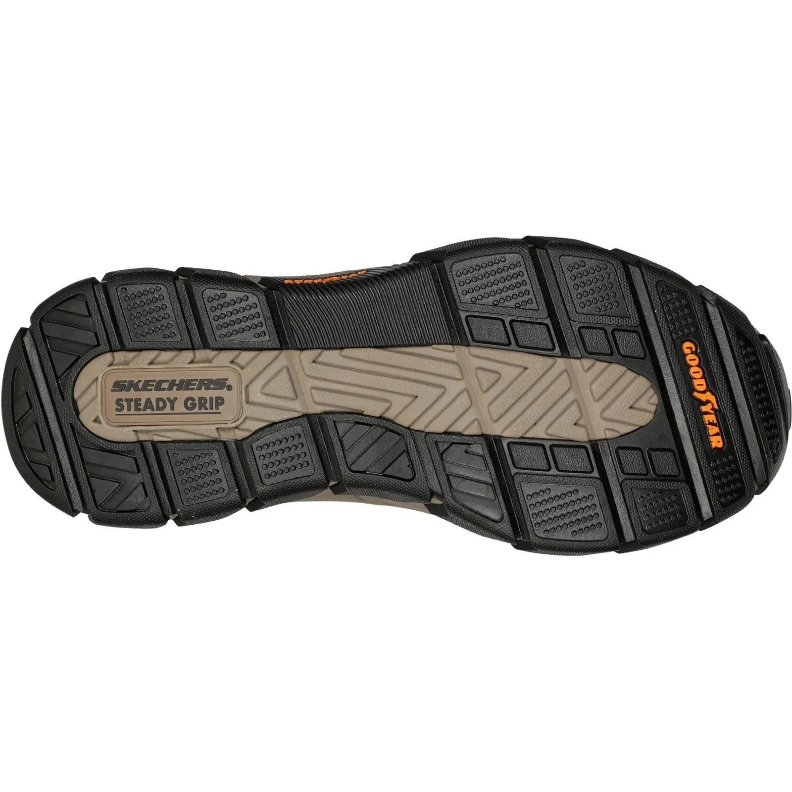 Skechers Mens Respected Elgin Trainers - Dark Brown