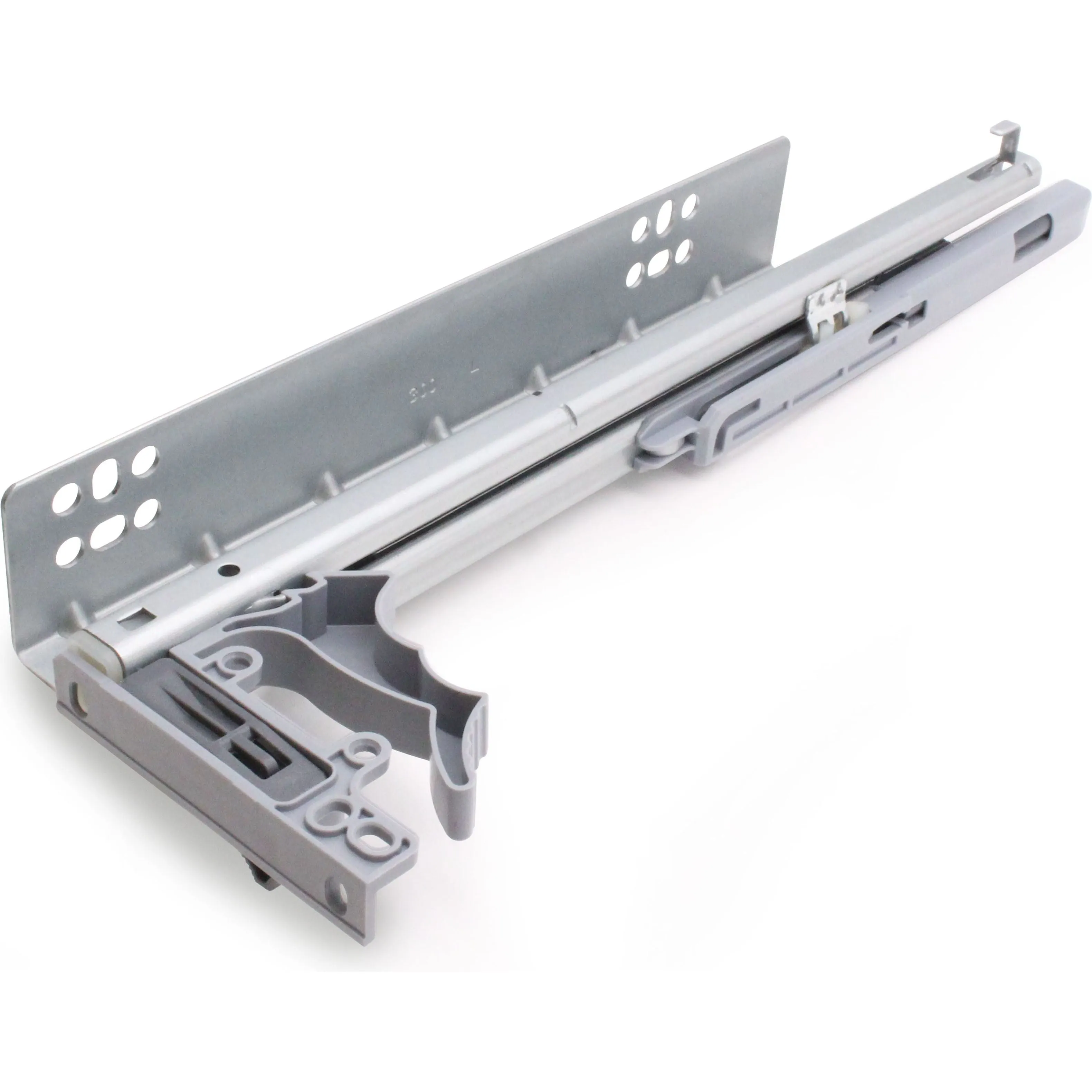 Soft Close Concealed Undermount Drawer Runners Double Extension 30kg Max 250mm