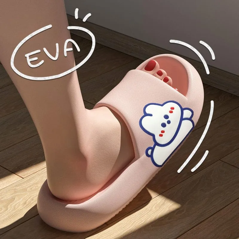 Womens EVA Anti-slip Beach Shower Slides