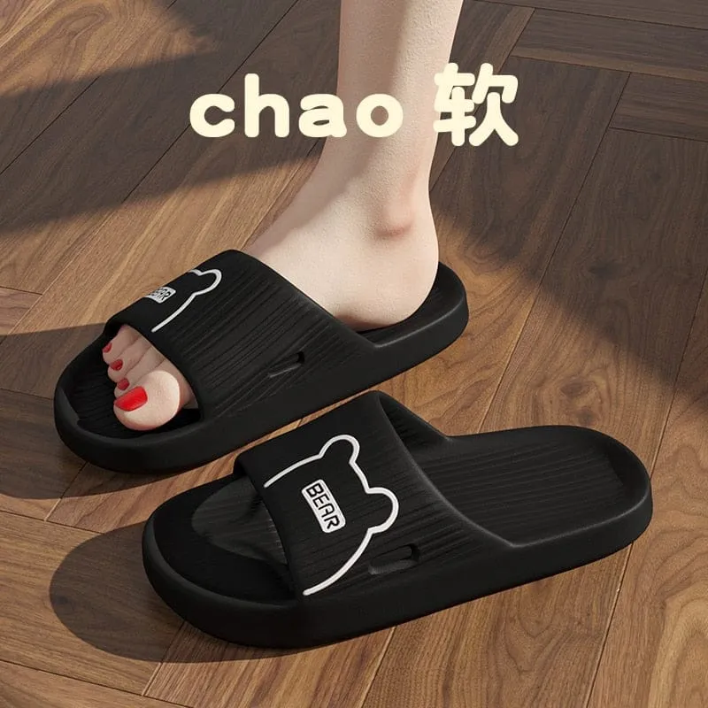 Womens EVA Anti-slip Beach Shower Slides