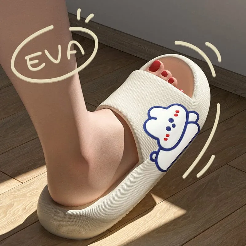 Womens EVA Anti-slip Beach Shower Slides