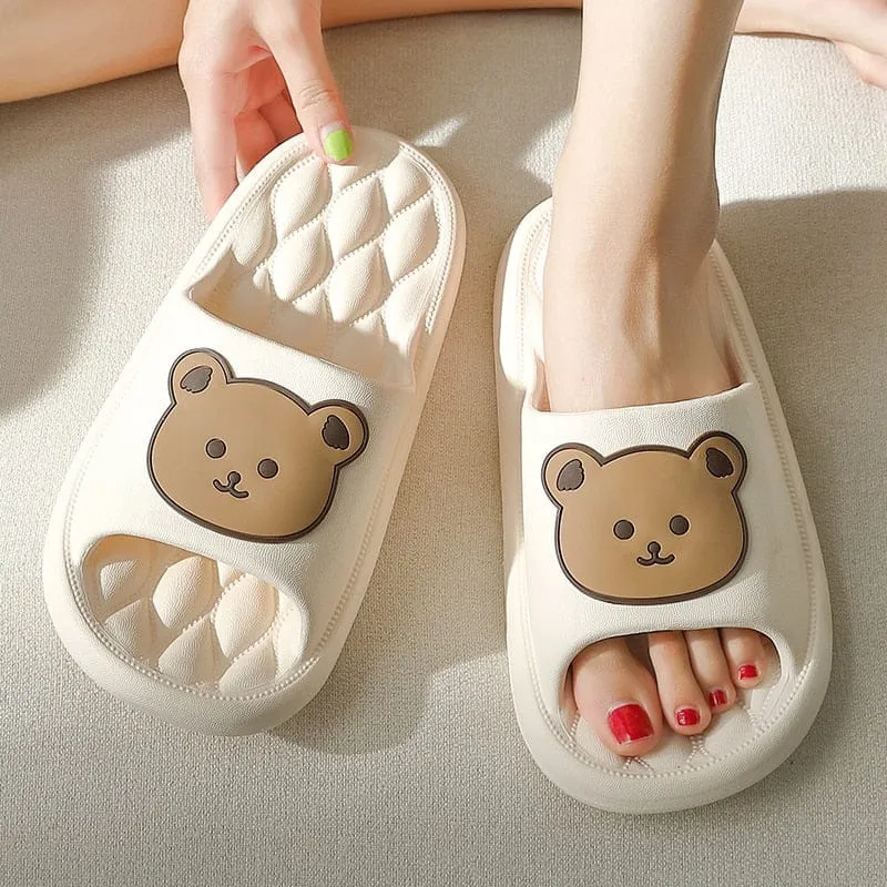 Womens EVA Anti-slip Beach Shower Slides