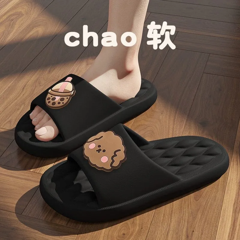 Womens EVA Anti-slip Beach Shower Slides