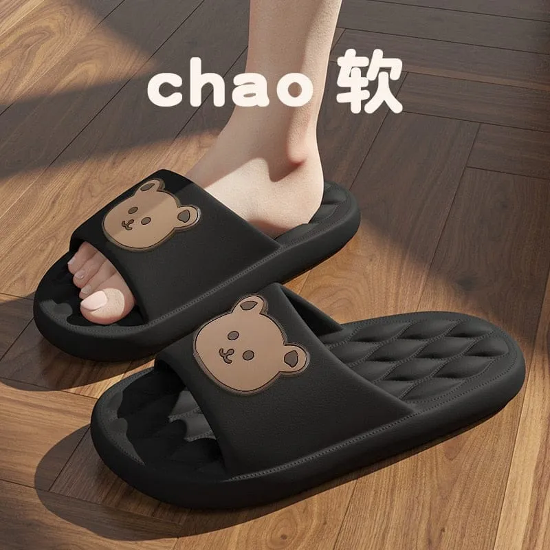Womens EVA Anti-slip Beach Shower Slides