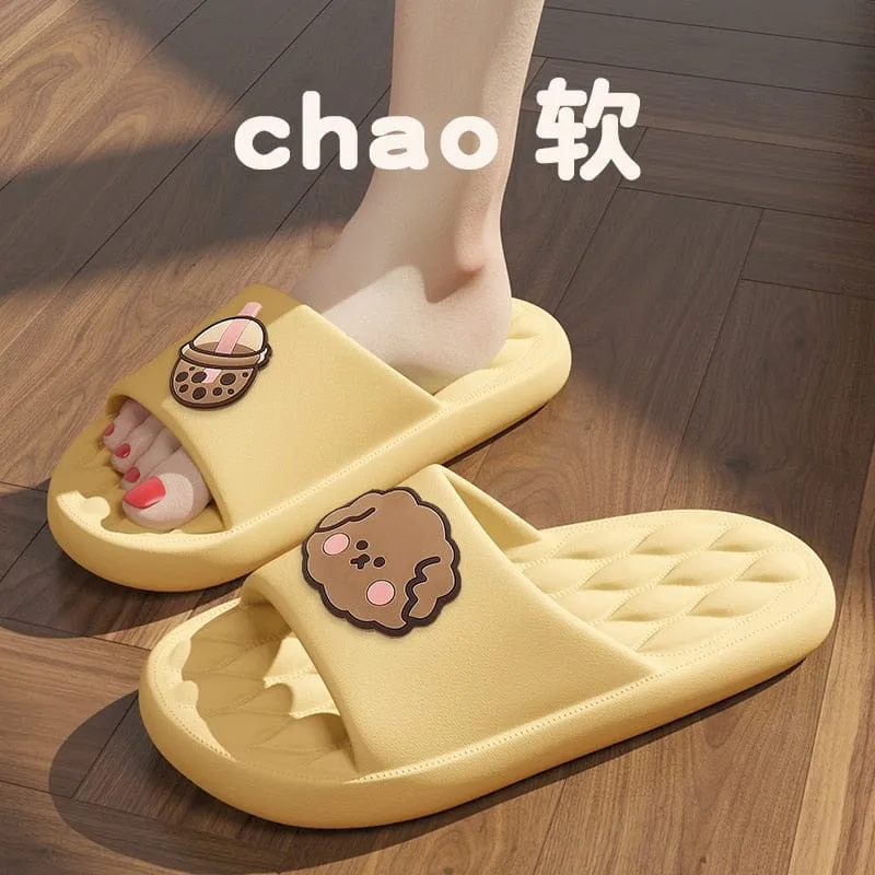 Womens EVA Anti-slip Beach Shower Slides