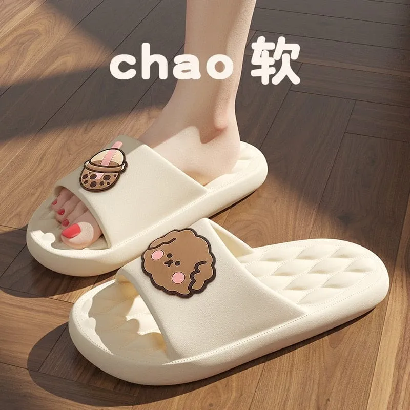 Womens EVA Anti-slip Beach Shower Slides