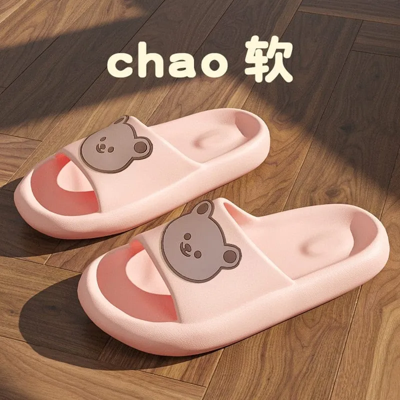 Womens EVA Anti-slip Beach Shower Slides