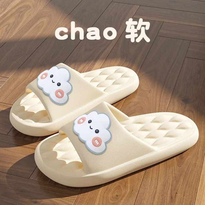 Womens EVA Anti-slip Beach Shower Slides