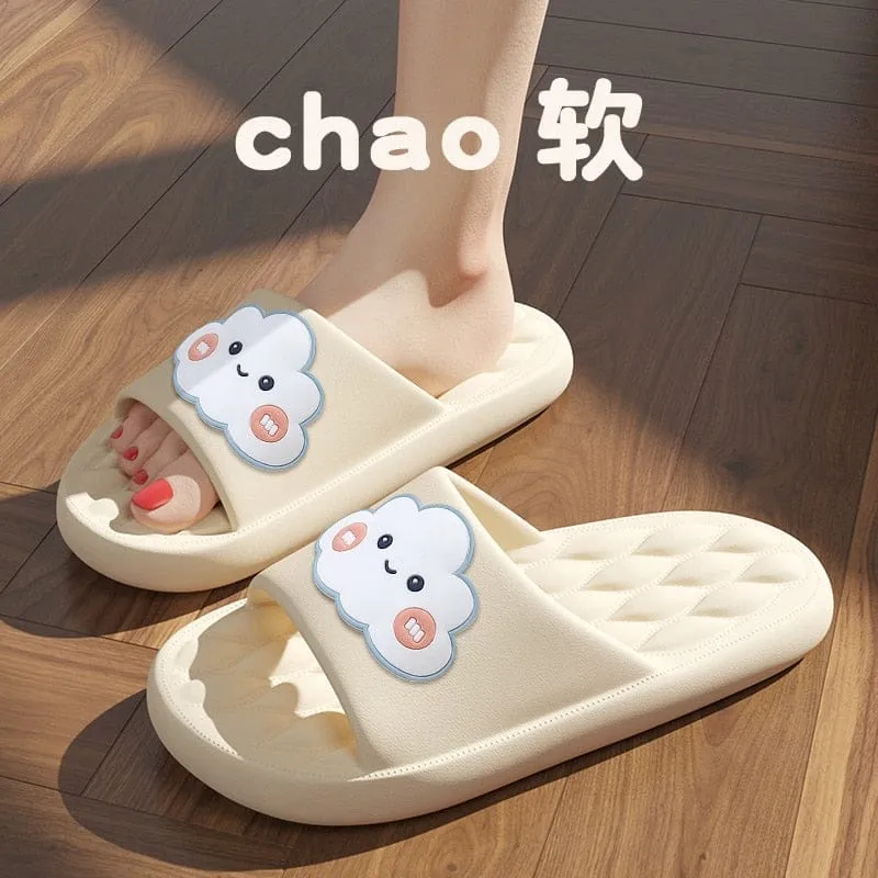 Womens EVA Anti-slip Beach Shower Slides