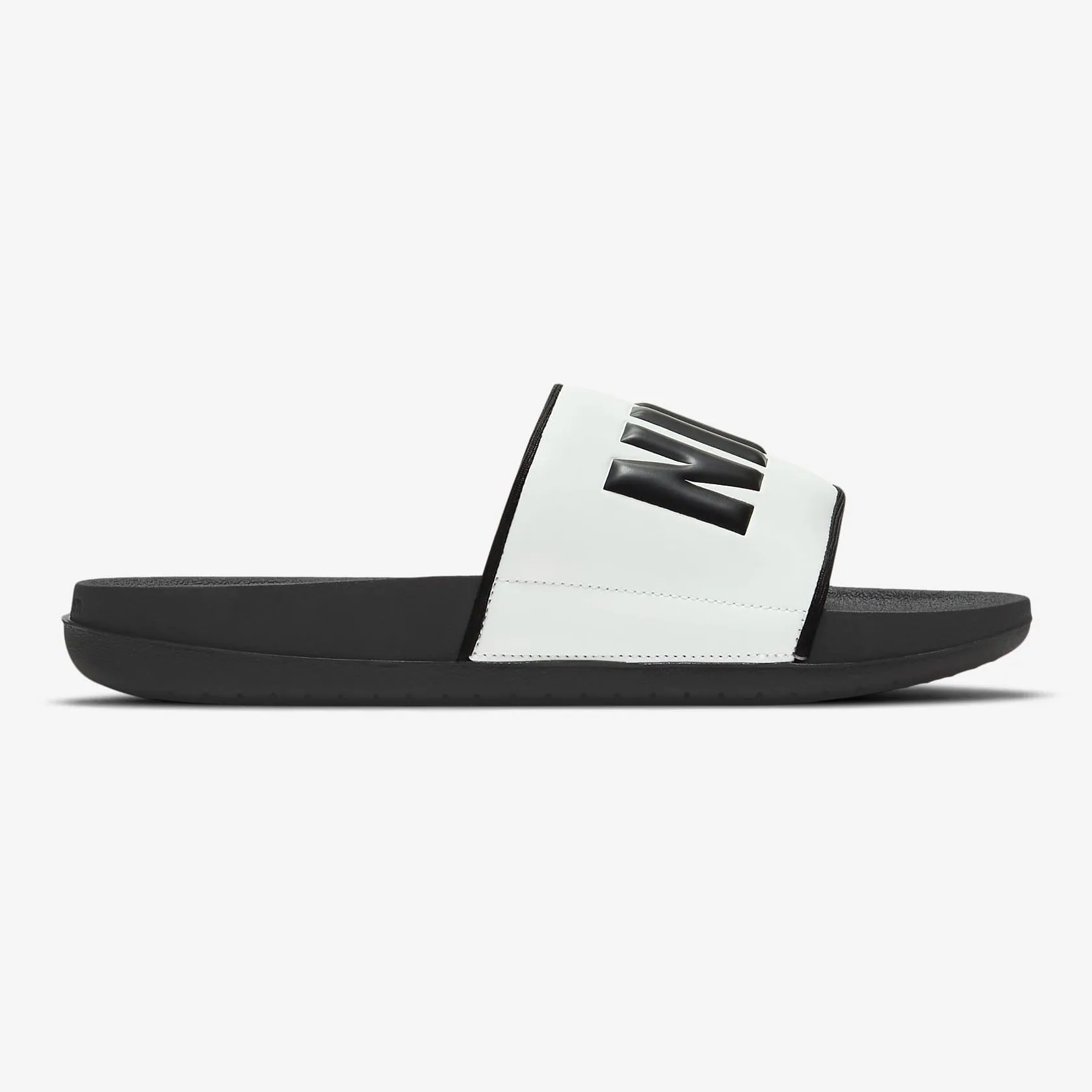 Women's Nike Chinelo Offcourt Icon Clash Slides (Black/White)(BQ4632-002)