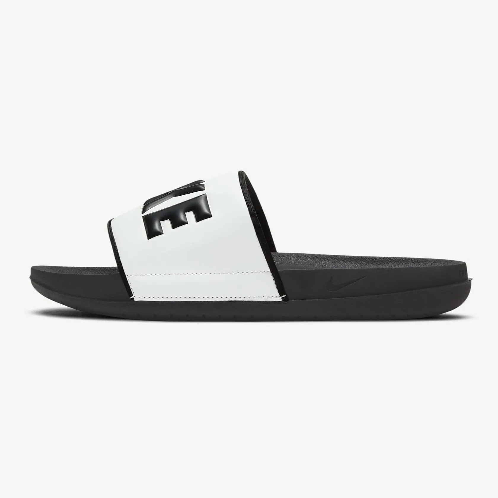 Women's Nike Chinelo Offcourt Icon Clash Slides (Black/White)(BQ4632-002)