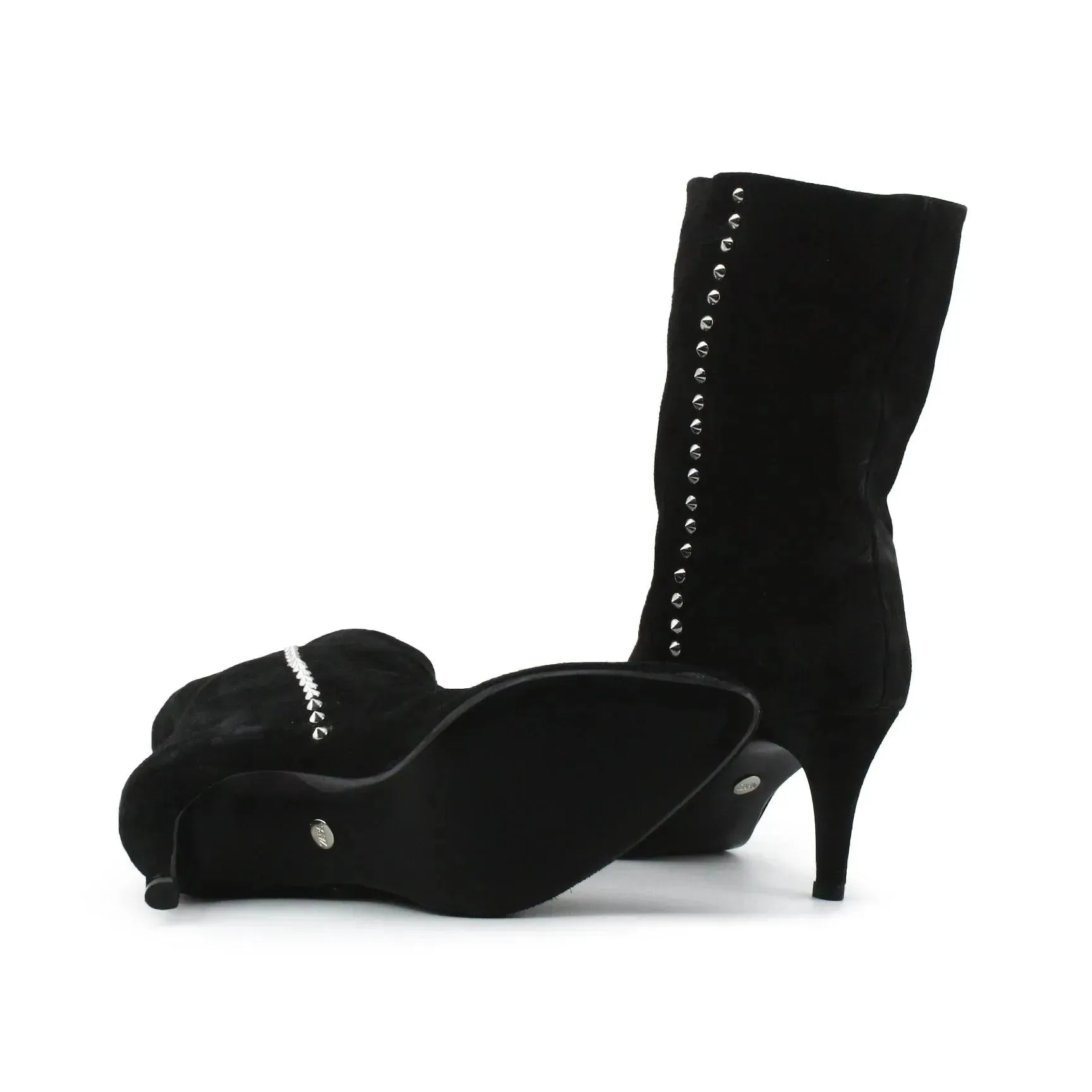 Zara Stilettos Heels Ankle Boots | Suede